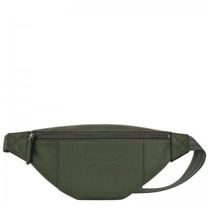 Longchamp 3D S Erkek Bel Çantası Haki | 29418-XMCB