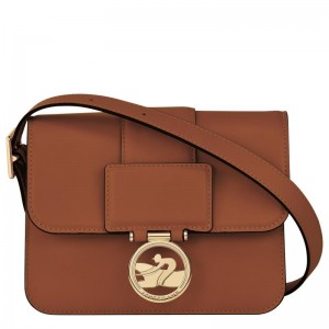 Longchamp Box-Trot S Kadın Çapraz Askılı Çanta Kahverengi | 79684-EBQD