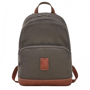 Longchamp Boxford Erkek Sırt Çantası Kahverengi | 46057-ZYMN