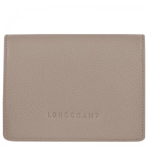 Longchamp Le Foulonné Kadın Cüzdan Gri | 23750-ZJOM