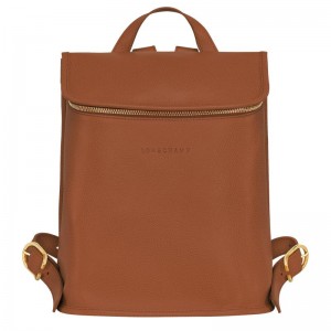 Longchamp Le Foulonné Kadın Sırt Çantası Kahverengi | 06948-QHPC