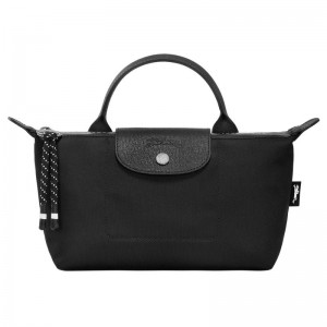 Longchamp Le Pliage Energy Kadın Kese Çanta Siyah | 39584-PRNF