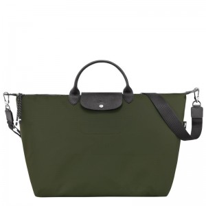 Longchamp Le Pliage Energy S Kadın Seyahat Çantası Haki | 08396-HKUF
