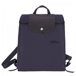 Longchamp Le Pliage Green M Erkek Sırt Çantası Mor | 47620-ZIAX