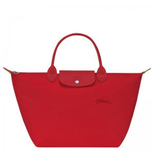 Longchamp Le Pliage Green M Kadın El Çantası Kırmızı | 35164-OJPI