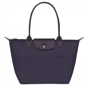 Longchamp Le Pliage Green M Kadın Tote Çanta Mor | 41962-AMHE