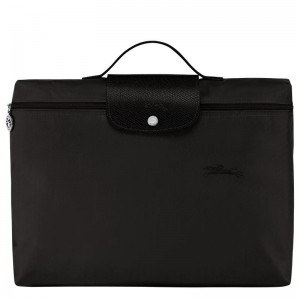 Longchamp Le Pliage Green S Erkek Evrak Çantası Siyah | 98503-ZCMO