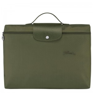 Longchamp Le Pliage Green S Kadın Evrak Çantası Yeşil | 03718-BGTR