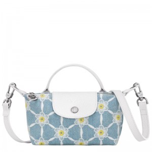 Longchamp Le Pliage Koleksiyonlar Kadın Kese Çanta Mavi | 40378-DZQE