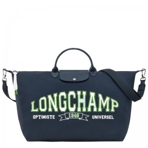 Longchamp Le Pliage Koleksiyonlar Kadın Seyahat Çantası Lacivert | 18067-DWJN