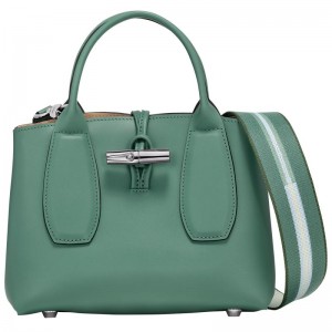 Longchamp Roseau S Kadın El Çantası Yeşil | 15046-SIEP